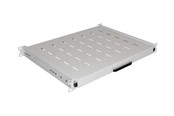 Szafa rack - Lanberg - rack sliding shelf - 445 x 350 mm load capacity up to 35 kg 4-point mounting - 1U - AK-1020-S