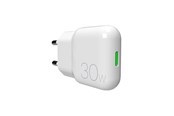 Telefon - Adapter i Ladowarka - Puro GaN Charger  SLIMPRO 30W USB-C - White - PUFCMTCUSBC30WG1WHI