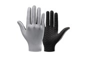 Akcesoria rowerowe - Rockbros Breathable Full Finger Cycling Gloves Size: L - Gray - 8386824304466