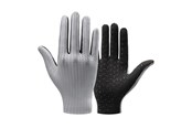 Akcesoria rowerowe - Rockbros Breathable Full Finger Cycling Gloves Size: M - Gray - 8386824304473