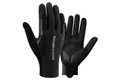Akcesoria rowerowe - Rockbros cycling gloves spring/summer/autumn full size: XXL - black - 8386824304749