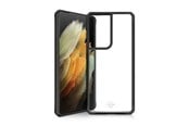 Telefon - Pokrowiec i etui - ITSKINS FERONIABIO PURE Cover for Samsung Galaxy S21 Ultra 4G / 5G®. Black and transparent - SGU3-FROPE-BKTR