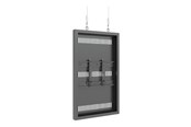 Uchwyty ścienne, uchwyty AV i meble AV - Multibrackets M Pro Series enclosure - Slim - for digital signage display - wire small universal theft protect - black - Max 40 kg - recommended for 43" - 7340234811458
