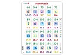 Puzzle - Larsen Puzzles Puzzle MemoPuzzle. Learn minus pieces with numbers from - 40 pieces Maxi (36.5x28.5 cm) Podłoga - GP8