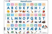 Puzzle - Larsen Puzzles Puzzle MemoPuzzle. The alphabet with 29 uppercase and lowercase letters - 58 pieces Maxi (36.5x28.5 cm) Podłoga - GP429