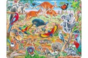 Puzzle - Larsen Puzzles Puzzle Australian animals - 60 pieces Maxi (36.5x28.5cm) Podłoga - FH45