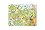 Puzzle - Larsen Puzzles Puzzle birds and flowers in the garden - 60 pieces Maxi (36.5x28.5 cm) Podłoga - FH37