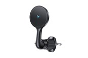 Telefon - Adapter i Ładowarka - Wozinsky WCT5-6S4Y Car Holder with Qi/MagSafe 15W Inductive Charger for Air Vent - Black - 5907769372490