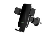 Telefon - Adapter i Ładowarka - Wozinsky WEDZ-3Y8S clamp car holder with 15W inductive charger for phone on the air vent - black - 5907769372537