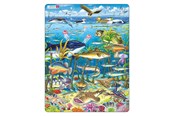 Puzzle - Larsen Puzzles Puzzle Marine Life in the North Atlantic - 60 pieces Maxi (36.5x28.5 cm) Podłoga - FH13