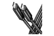 Kabel USB - AXAGON BUCM4X-CM05AB - USB-C cable - USB-C to USB-C - 50 cm - BUCM4X-CM05AB