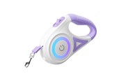 Psy - Rojeco Automatic Dog Leash with LED 5 m – Purple - RQYS-04 Purple