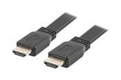 Kabel wyświetlacza - Lanberg HDMI cable with Ethernet - 1 m - CA-HDMI-21CU-0010-BK