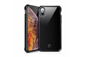 Telefon - Pokrowiec i etui - ITSKINS HYBRID GLASS cover for iPhone XS Max®. Black - APXP-IRIDM-BLCK