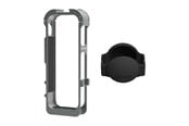 Kamera sportowa - akcesoria - Sunnylife Metal Magnetic Frame with Silicone Lens Cover for Insta360 X5 - X5-BK012