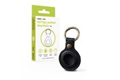 Telefon - Inne akcesoria - Mobile Origin AirTag Leather Keychain A6 black - MO-ALK-BLK