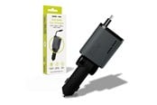 Telefon - Adapter i Ladowarka - Mobile Origin 3in1 50W Car Charger CA27 - USB-C + USB-A USB-C Cable - MO-CCH-CA27
