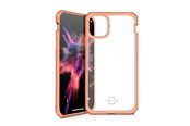 Telefon - Pokrowiec i etui - ITSKINS HYBRID SOLID cover for iPhone 11 Pro / XS / X®. Plain coral and transparent - APXE-HYBSO-PCTR