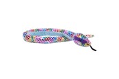Plusz - Wild Republic Plush Toy Snakes 137 cm Foil Dotted Rainbow - 27778