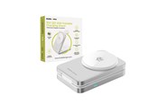 Telefon - Adapter i Ladowarka - Mobile Origin 3in1 Qi2 25W Foldable Charging Stand PW35.MagSafe Compatible - Silver - MO-FCHS-PW35-SLV
