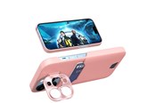 Telefon - Pokrowiec i etui - Hurtel Leather Stand Case for Samsung Galaxy S23 Card Wallet Cover with Stand Pink - 9145576274903