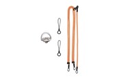 Kamera sportowa - akcesoria - Sunnylife GS022 Multifunctional Neck Strap for Pocket 3 – Orange - OP3-GS022-C