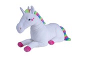 Plusz - Wild Republic Plush Toy Jumbo Cuddlekins 76 cm Unicorn White Stars - 23255