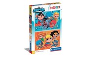 Puzzle - Clementoni Puzzle WB DC Super Friends 2x60 pieces Podłoga - 21624