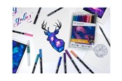 Przybory do pisania i rysowania - American Tombow ABT - twin-tip brush pen - assorted galaxy colors (pack of 10) - ABT-10C-3