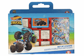 Przybory do pisania i rysowania - Hot Wheels Coloring Set with Stamps 41pcs. - 7143