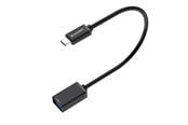Kabel USB - Wozinsky WOTGY1S USB-C 3.0 (male) - USB-A 3.0 (female) OTG Adapter - Black - 5907769376764