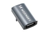 Kabel USB - Wozinsky WPKF-01 USB-C - USB-C 40Gb/s 240W 8K OTG Angled Adapter - Gray - 5907769383984