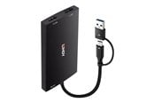Kabel wyswietlacza - Lindy USB Type A and C to Dual HDMI 4K60 Converter - 43430