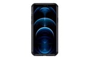 Telefon - Pokrowiec i etui - ITSKINS HYBRID CLEAR cover for iPhone 12 Pro Max®. Black and transparent - AP4P-HBMKC-BKTR