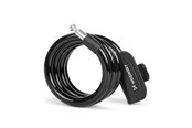 Akcesoria rowerowe - Wozinsky WPB-01R Portable Bike Lock with Anti-Theft Cable and 2 Keys for Electric Bikes and Motorcycles - Black - 5907769384776