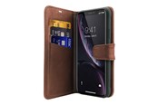 Telefon - Pokrowiec i etui - ITSKINS BOOK cover for iPhone XR®. Brown - AP61-BOOKC-BROW