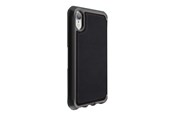 Telefon - Pokrowiec i etui - ITSKINS  HYBRID FOLIO cover for iPhone XR®. Black and red with recycled leather - AP61-HYBRF-BRRL