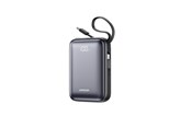 Powerbank - Joyroom JR-PBF29 20000mAh 22.5W Powerbank with Double Cable - Black Powerbank - Czarny - 20000 mAh - JR-PBF29-black