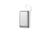 Powerbank - Joyroom JR-PBF29 20000mAh 22.5W Powerbank with Double Cable - White Powerbank - Biały - 20000 mAh - JR-PBF29-white