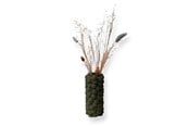 Dekoracje - Simiu PUFFRA - Vase - 20cm - Olive - 5714255011685