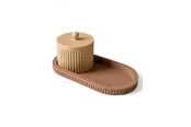 Dekoracje - Simiu ROYAL TRAY - Beige/Mocha - 21cm - 5714255011692
