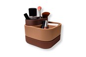 Dekoracje - Simiu STACKSEY CUBE - Makeup Stand - Mocha/Beige - 13 x 16cm - 5714255012002