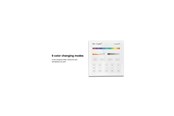 Inteligentny dom - Miboxer Fjernbetjening - RGB-CCT - 3V - 4 Zoner - 4038816148001