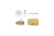 Inteligentny dom - Miboxer Havelampe - 15W - RGB-CCT - 2.4GHz RF Zigbee 3.0 - IP66 - 24V - 4038816251374