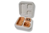 Dekoracje - Simiu JEWTRA - Jewelry Travel Box in White Marble - 10.7 x 10.4 x 3cm - 5714255012286