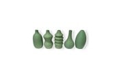Dekoracje - Simiu MINI VASES - Magnetic - 6 cm - 5 pcs - Dusty Green - 5714255012347