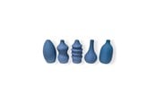 Dekoracje - Simiu MINI VASES - 8 cm - 5 pcs - Dusty Blue - 5714255012453