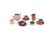 Zabawki - Dantoy Fairytales Tea Set – 17 pcs - 4482