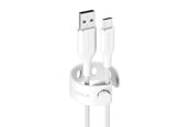 Kabel USB - empower by PanzerGlass Racing 60W USB-A to USB-C Cable | USB 2.0 | 1.2M | Silver White - EM30290
