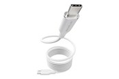 Kabel USB - empower by PanzerGlass Magnetic 240W USB-C to USB-C Cable | USB 2.0 | 1.5M | Silver White - EM84572